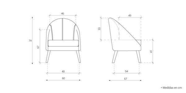 Chicago Single Sofa - Imagen 2