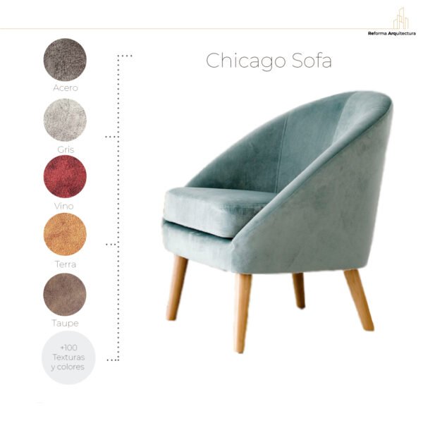 Chicago Single Sofa - Imagen 3
