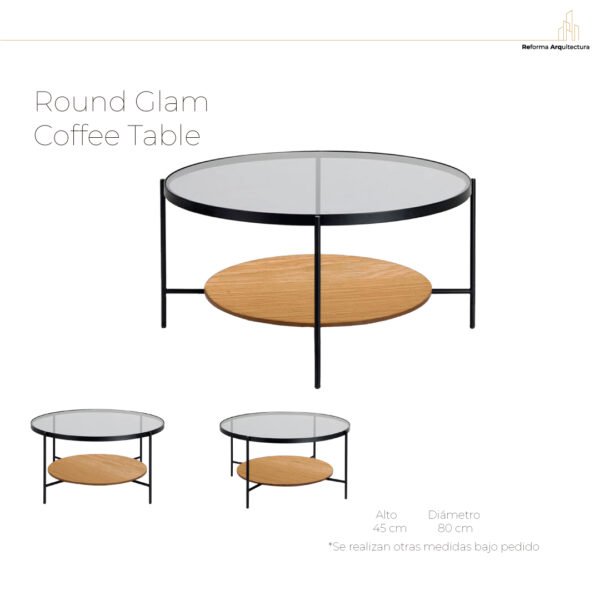 Round Glam Table (85cm) - Imagen 2