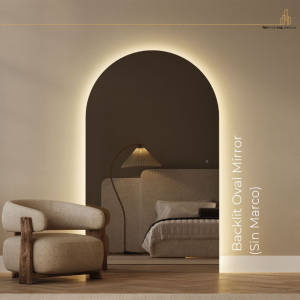 Oval Mirror Backlit (sin marco)