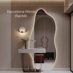 Barcelona Mirror backlit