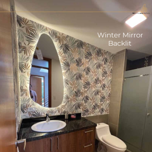 Winter Mirror backlit